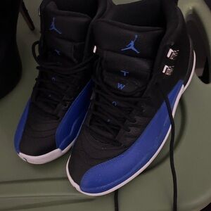 Air Jordan Retro 12 Sneakers - Black/Royal Blue